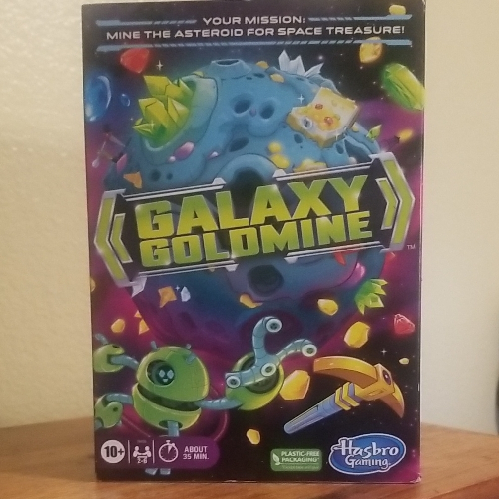 Hasbro Galaxy Goldmine Game with Blue and Green Accents